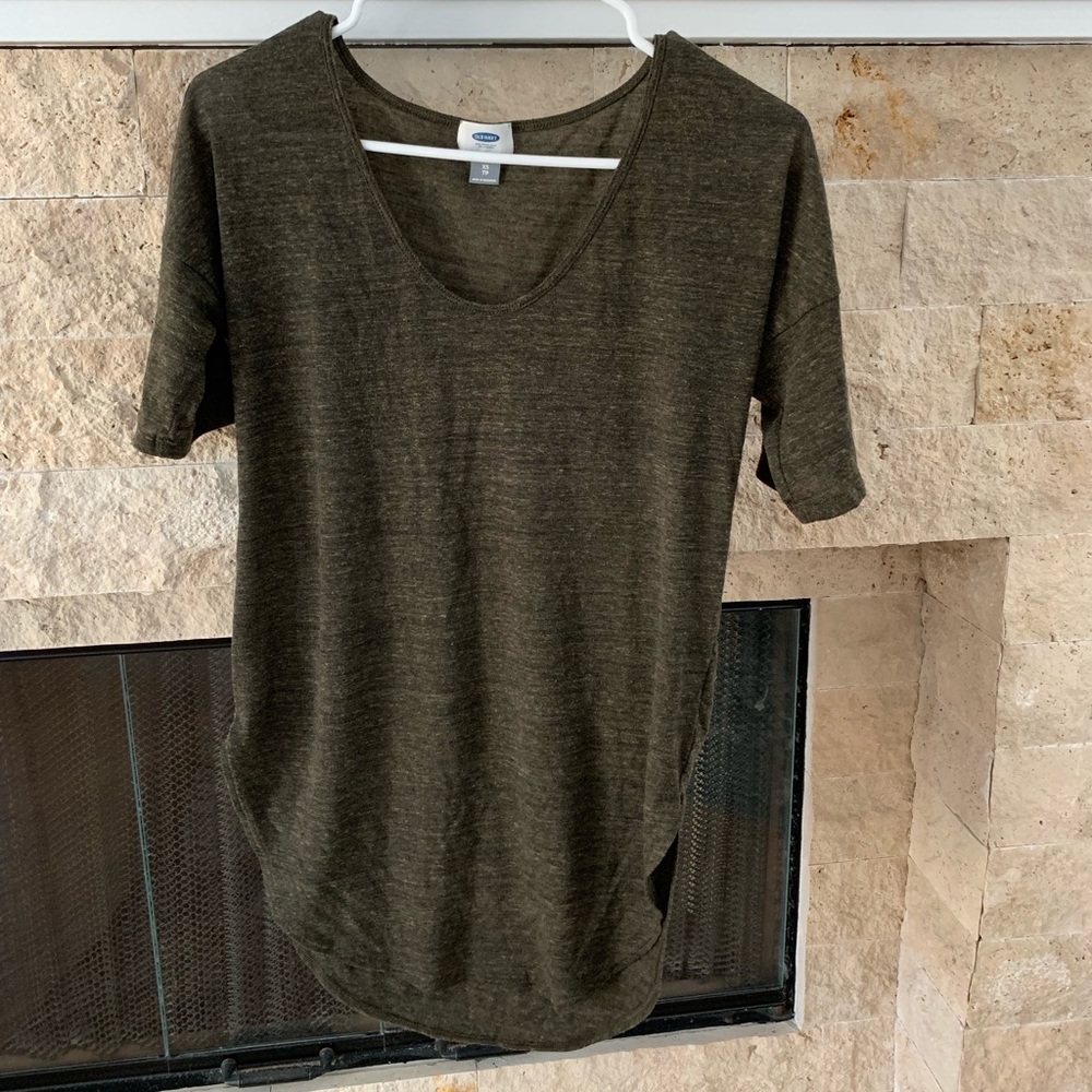 Old Navy Hunter Green T XS